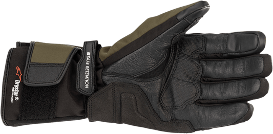 Alpinestars Denali Aerogel Drystar® Gloves - Black Forest/Fluo Yellow 3XL - Kelly Motorsports