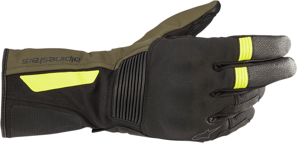 Alpinestars Denali Aerogel Drystar® Gloves - Black Forest/Fluo Yellow - Small - Kelly Motorsports