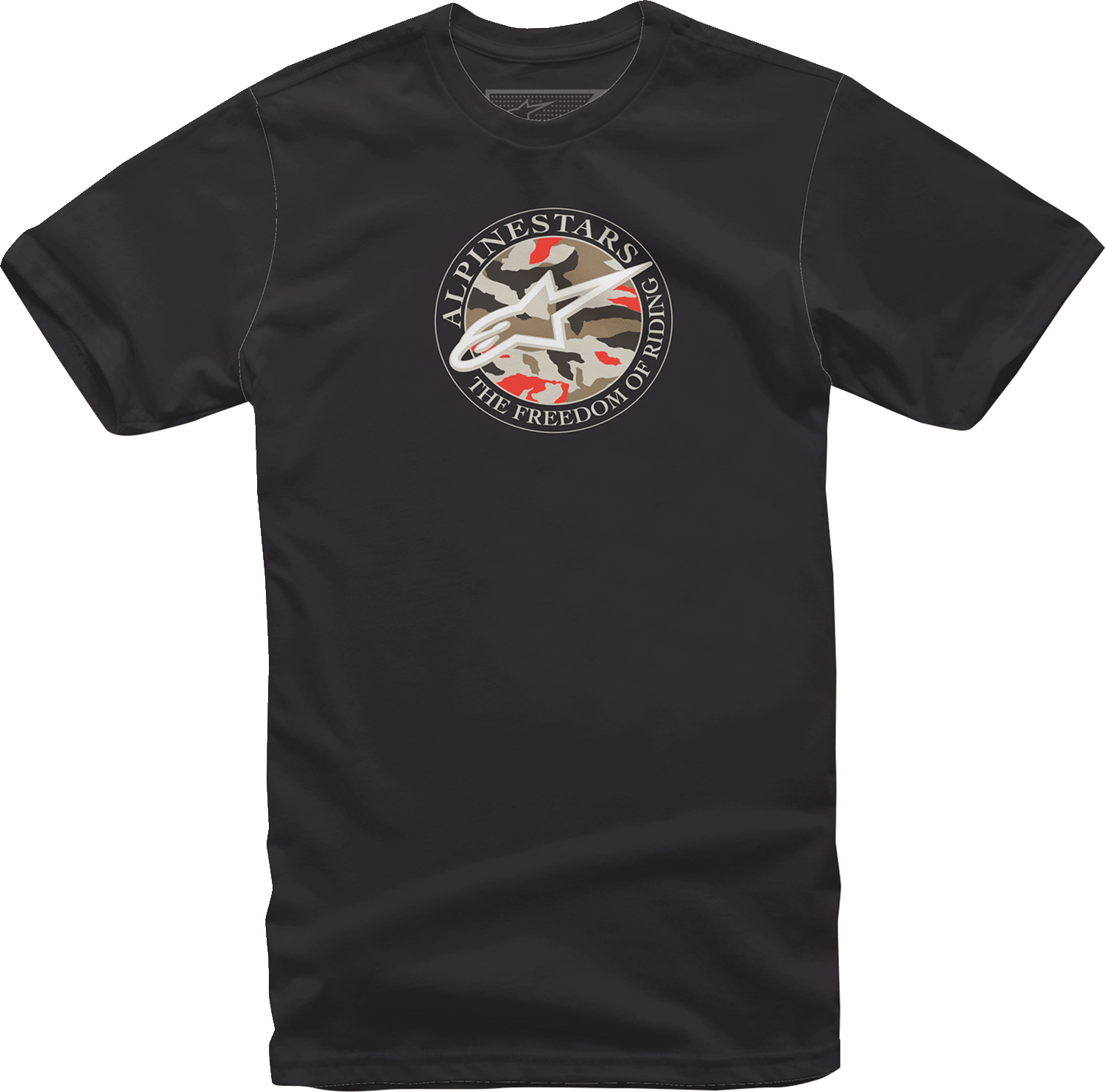 Alpinestars Dot Camo T-Shirt - Black, Medium - Part Number 12137266010M - Kelly Motorsports