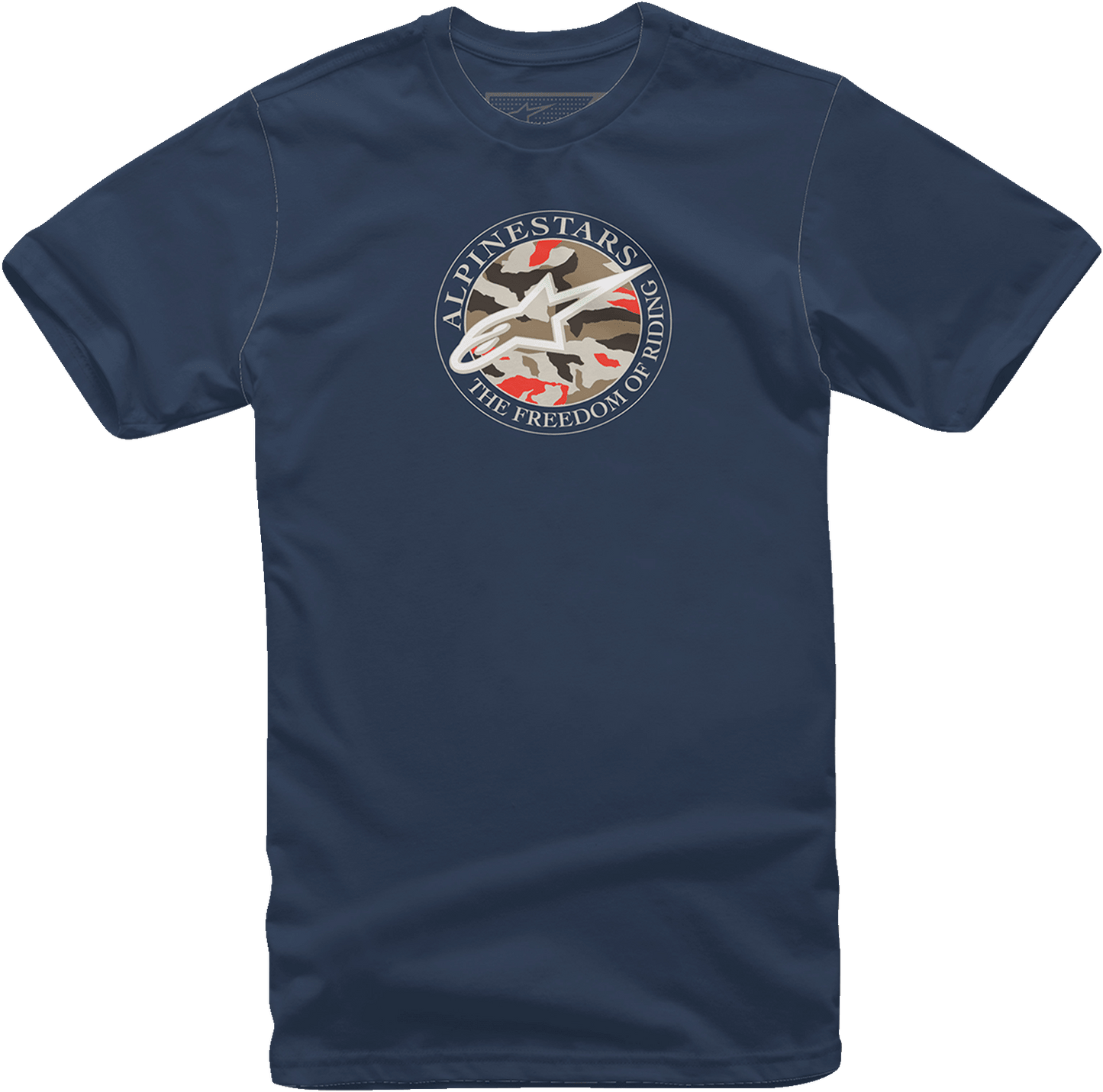 Alpinestars Dot Camo T-Shirt - Navy Medium - Part Number 12137266070M - Kelly Motorsports