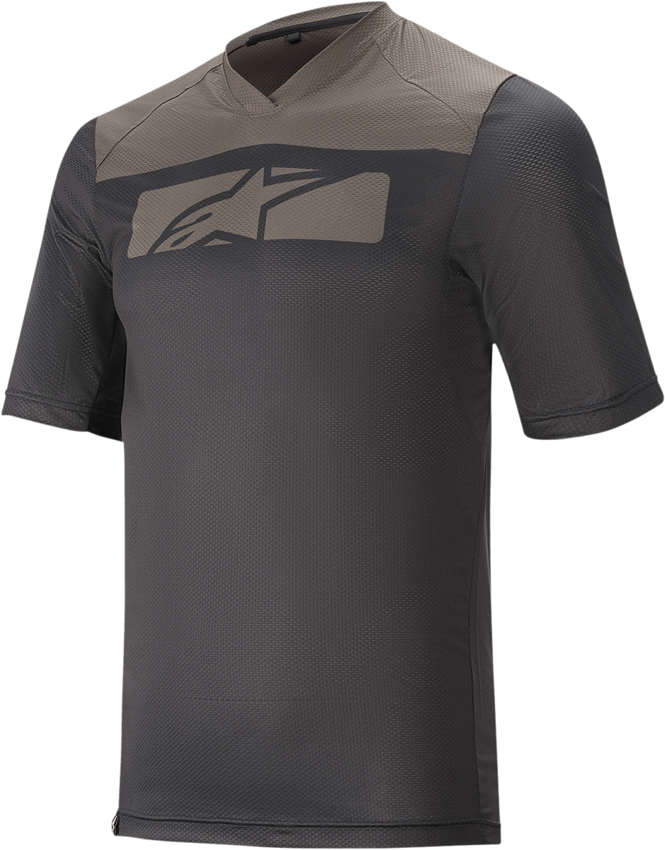 Alpinestars Drop 4.0 Short-Sleeve Jersey XL by Alpinestars - Black/Gray, Part 1766220-1065 - Kelly Motorsports