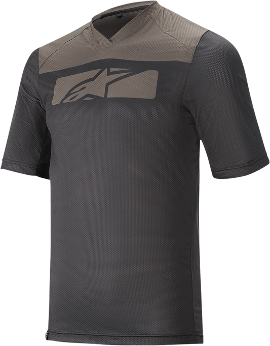 Alpinestars Drop 4.0 Short-Sleeve Jersey XL by Alpinestars - Black/Gray, Part 1766220-1065 - Kelly Motorsports