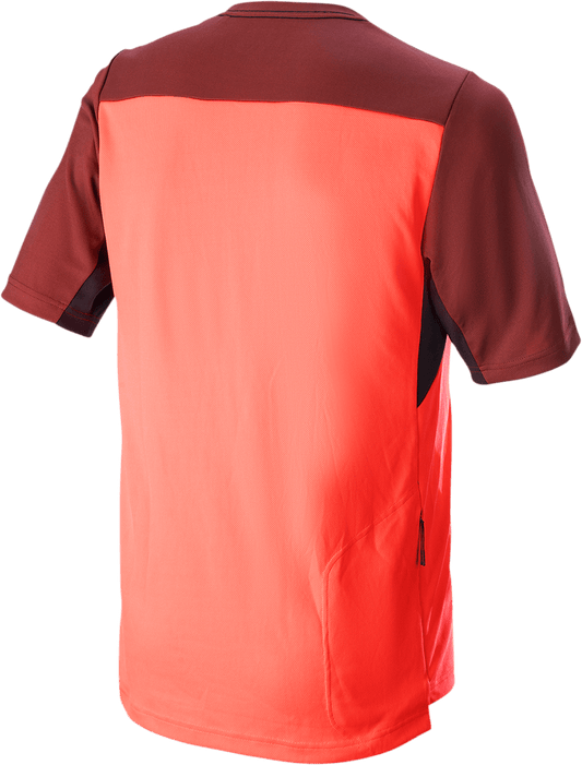 Alpinestars Drop 6.0 V2 Short-Sleeve Jersey - Coral/Black Medium (Part No. 1766322-3141-MD) - Kelly Motorsports