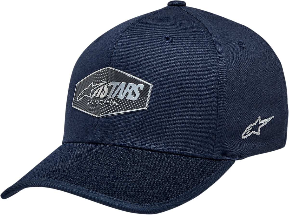 Alpinestars Emblem Hat Navy Large/XL - Part Number 12128133070L/XL - Kelly Motorsports