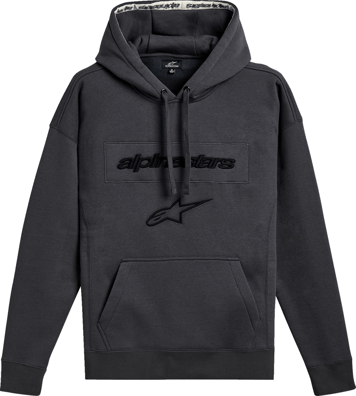 Alpinestars Exordium Pullover Hoodie in Gunmetal - Extra Large (Part No. 1215-51000-190-XL) - Kelly Motorsports