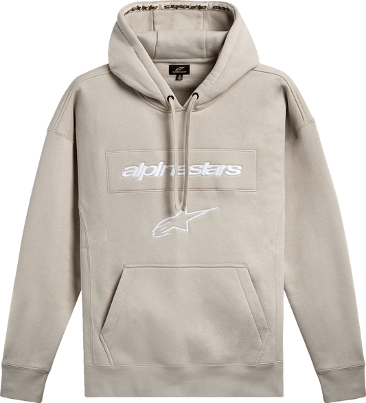 Alpinestars Exordium Pullover Hoodie - Off White Large (Part 1215-51000-204-L) - Kelly Motorsports