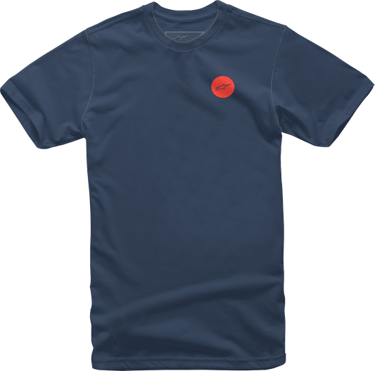 Alpinestars Faster T-Shirt - Navy - 2XL (Part No. 1232-72208-702X) - Kelly Motorsports