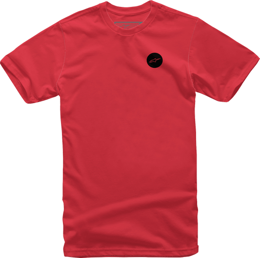 Alpinestars Faster T-Shirt - Red, Medium - Part Number 1232-72208-30-M - Kelly Motorsports