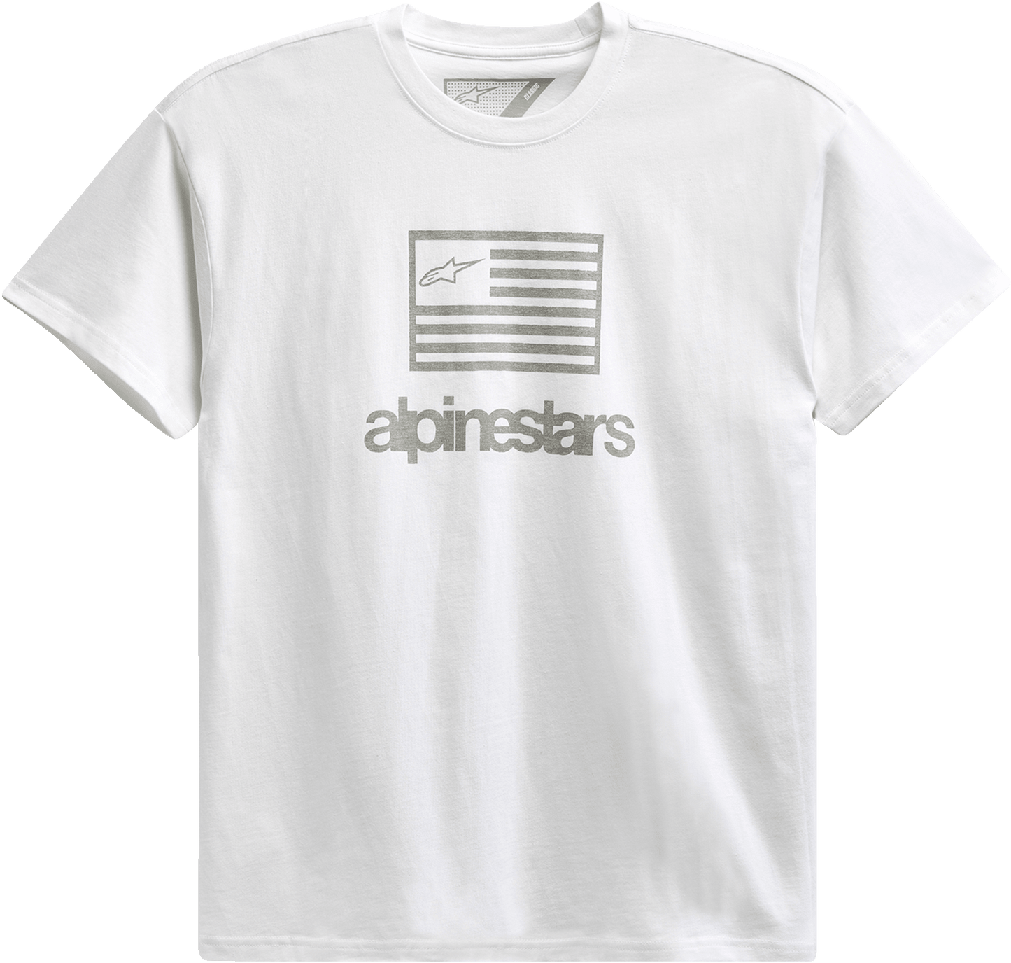 Alpinestars Flag T-Shirt - White, 2XL, 12137262020XXL - Kelly Motorsports
