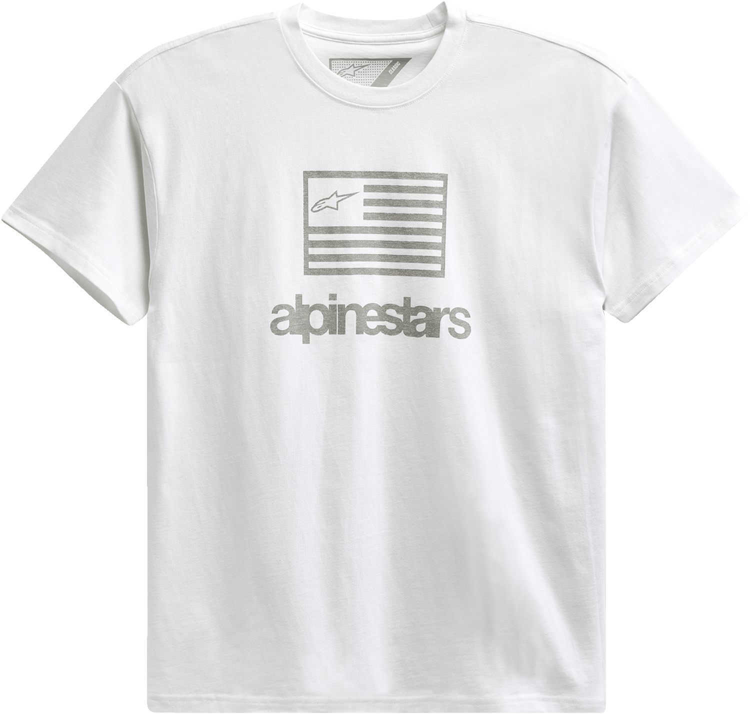 Alpinestars Flag T-Shirt - White, 2XL, 12137262020XXL - Kelly Motorsports