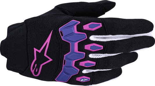 Alpinestars Full Bore V2 Gloves - Purple/Black 2XL - Durable Motocross Protection and Comfort - Kelly Motorsports