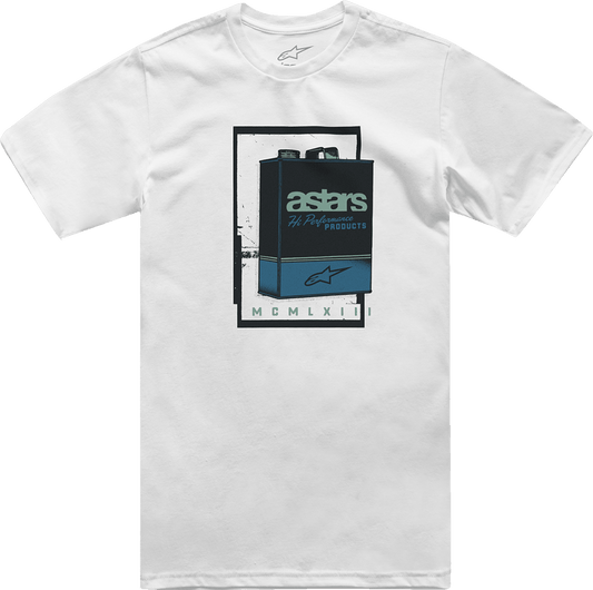 Alpinestars Galun T-Shirt - White, Size Large - 1214-73140-20-L - Kelly Motorsports