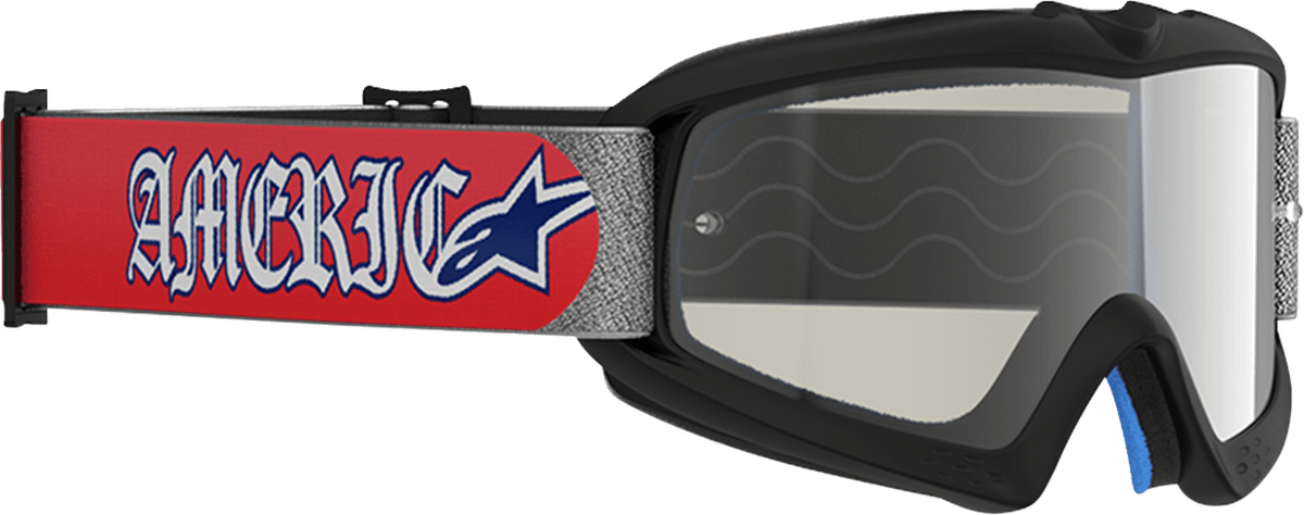 Alpinestars Goggles Supertech Goggle - Merica 25 - Red/Blue - Silver/Copper 5105226-3720 - Kelly Motorsports