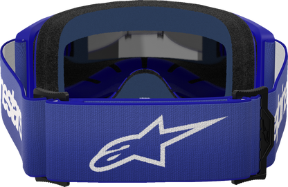 Alpinestars GOGGLES Vision 3 Goggle - Blue with Silver Mirror Lens, Part 5103225 - 7266 - Kelly Motorsports