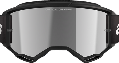 Alpinestars GOGGLES Vision 3 Wordmark Black with Silver Mirror Lens - Part 5103225 - 1456 - Kelly Motorsports