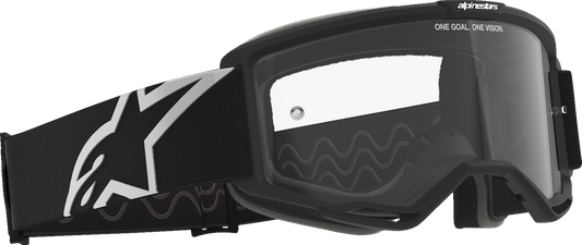 Alpinestars GOGGLES Vision OTG Goggle - Black/Gray with Clear Lens, Part Number 5100726 - 1507 - Kelly Motorsports