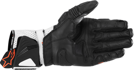Alpinestars GP Pro R4 Gloves - Black and White, Size XL - Kelly Motorsports