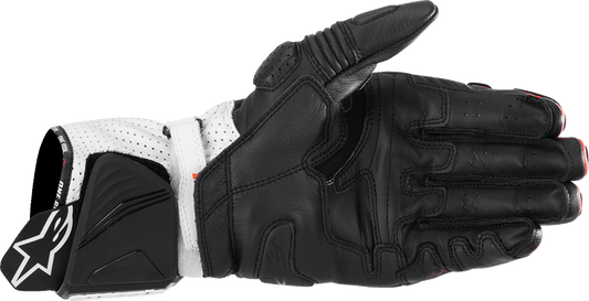 Alpinestars GP Pro R4 Gloves - Black, Fluorescent Red & White, Medium - Kelly Motorsports