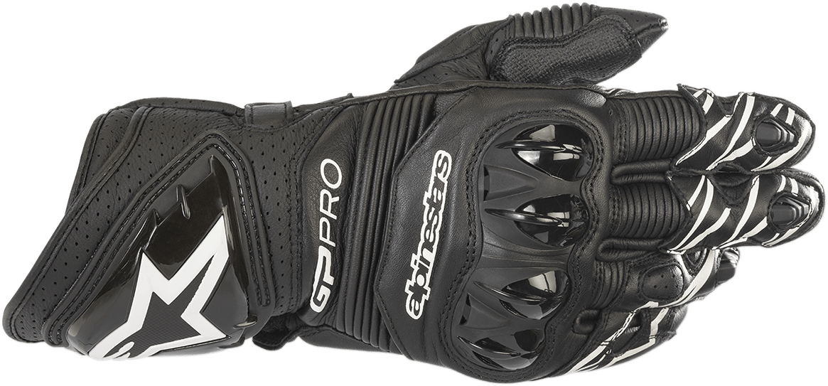 Alpinestars GP Pro RS3 Gloves - Black, Small (Part Number 3556922-10-S) - Kelly Motorsports