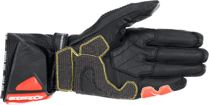 Alpinestars GP Tech V2 S Gloves Black/White/Fluo Red - XL 3556422-1231-XL - Kelly Motorsports