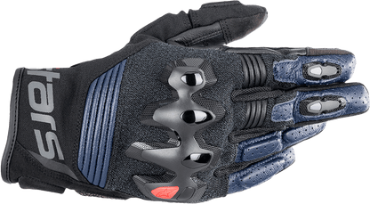 Alpinestars Halo Gloves 2XL Dark Blue/Black - Part Number 3504822-7109-2X - Kelly Motorsports