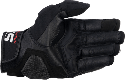 Alpinestars Halo Gloves Black/White Medium - Part Number 3504822-12-M - Kelly Motorsports