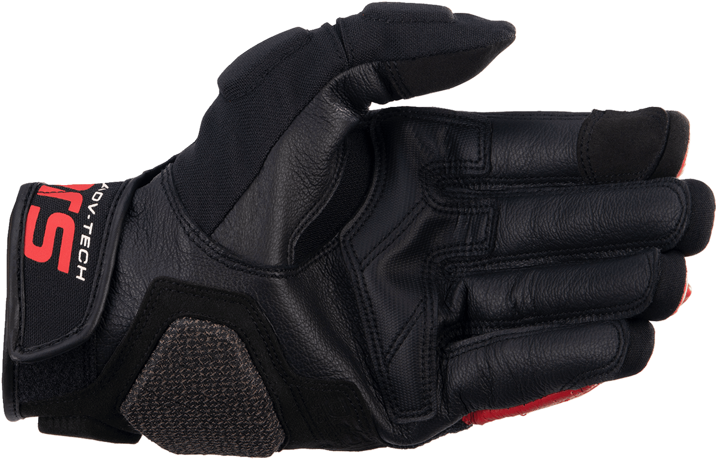 Alpinestars Halo Gloves - Medium Black, White & Bright Red - Part 3504822-1304-M - Kelly Motorsports