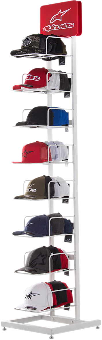 Alpinestars Hat Display Model 7015718 for Retail and Showroom Use - Kelly Motorsports