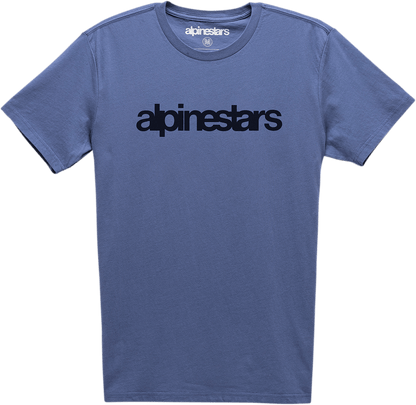 Alpinestars Heritage Word T-Shirt - Blue - XL 12107300672XL - Kelly Motorsports