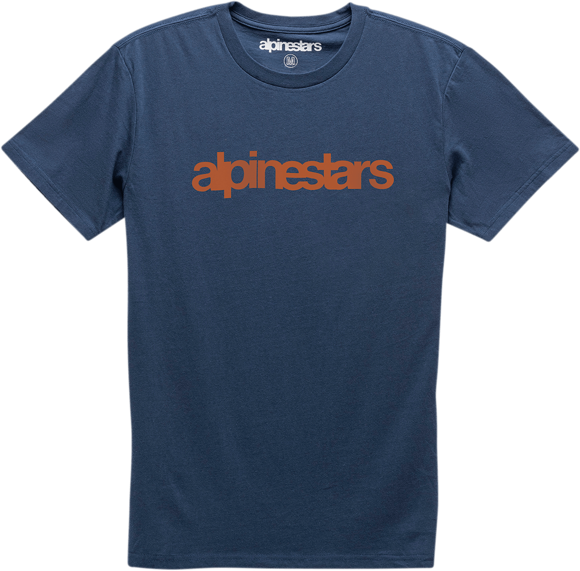 Alpinestars Heritage Word T-Shirt - Navy/Red, Size XL - Comfortable Premium Cotton Tee - Kelly Motorsports