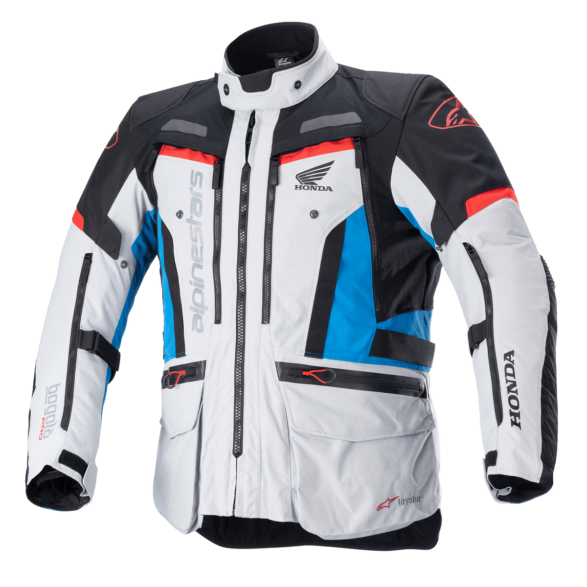 ALPINESTARS Honda Bogotà Pro Drystar® Jacket - Gray/Black/Red/Blue - Small 3206723-9173-S - Kelly Motorsports
