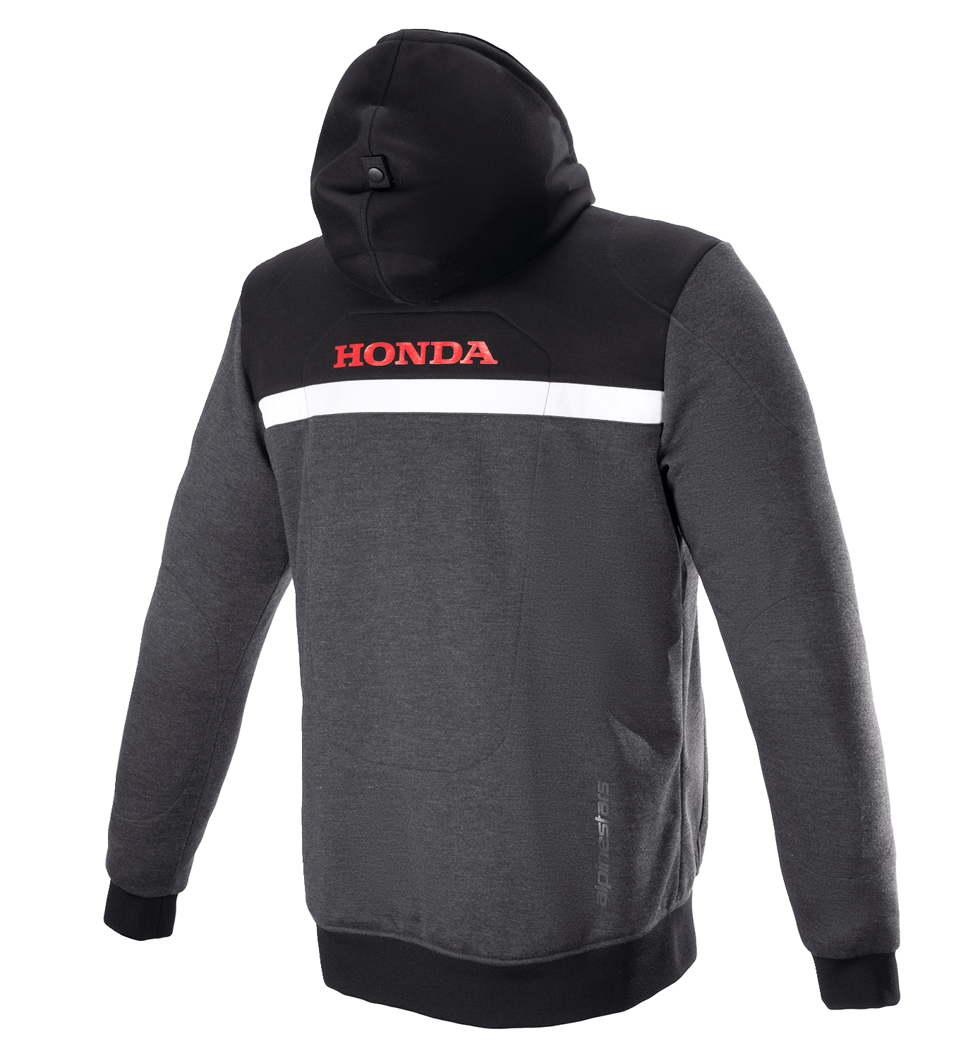 Alpinestars Honda Chrome Street Hoodie Black/Gray/Red 4201323-1908 - Kelly Motorsports