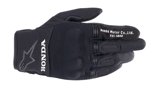 Alpinestars Honda Copper Gloves 2XL - Black (Part 3568321-10-2X) - Kelly Motorsports