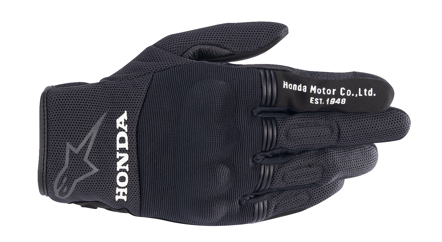 Alpinestars Honda Copper Gloves 3XL - Black (Part Number 3568321-10-3X) - Kelly Motorsports