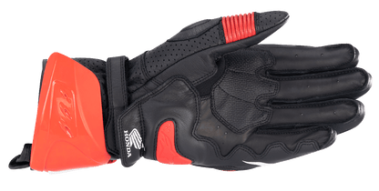 Alpinestars Honda GP Pro R3 Gloves 2XL - Black, Bright Red & Blue - Part 3556223-1317-2X - Kelly Motorsports