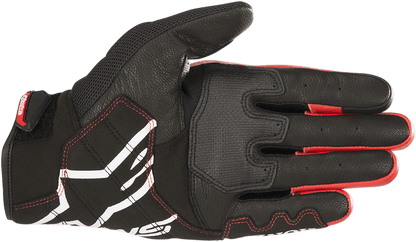 Alpinestars Honda SMX-2 Air Carbon V2 Gloves - Black/Red, Medium (Part No. 3567818-13-M) - Kelly Motorsports