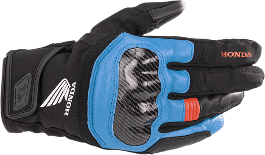 Alpinestars Honda SMX Z Drystar® Gloves - Black/Blue/Bright Red, Size XL - Part 3527321-1737 - Kelly Motorsports