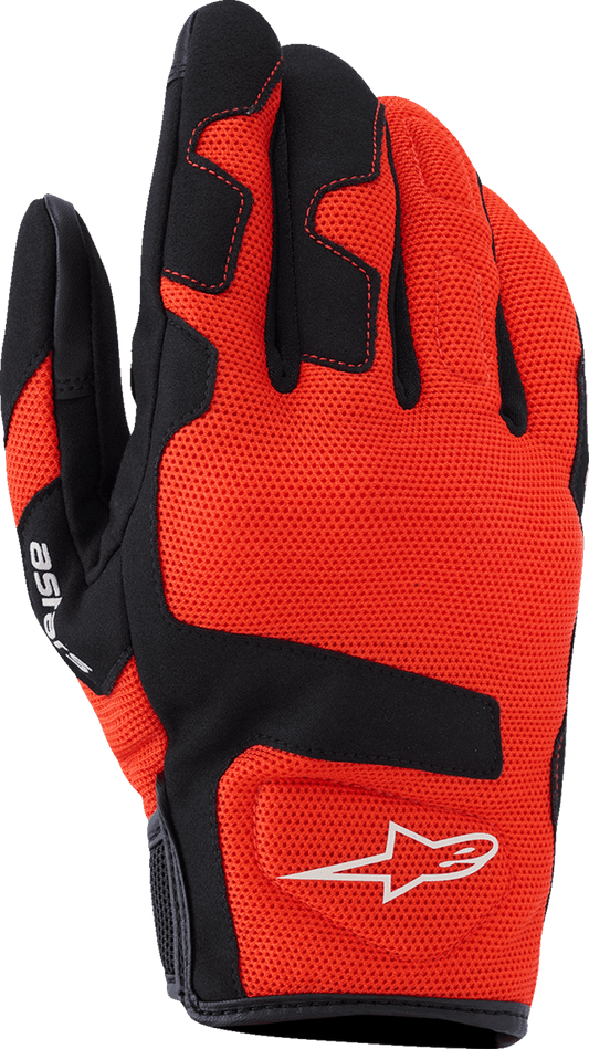 Alpinestars Ignite Gloves Red Tangerine/Black 3560926-3184 - Kelly Motorsports