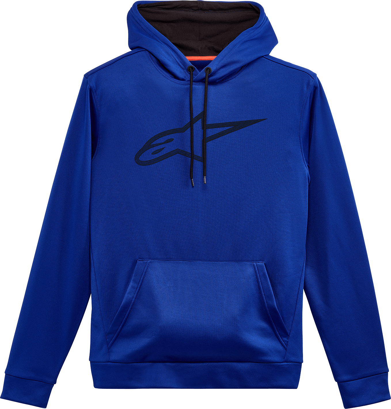 Alpinestars Inception Athletic Hoodie - Royal Blue and Black, XL | Brushed Polyester Fleece - Kelly Motorsports