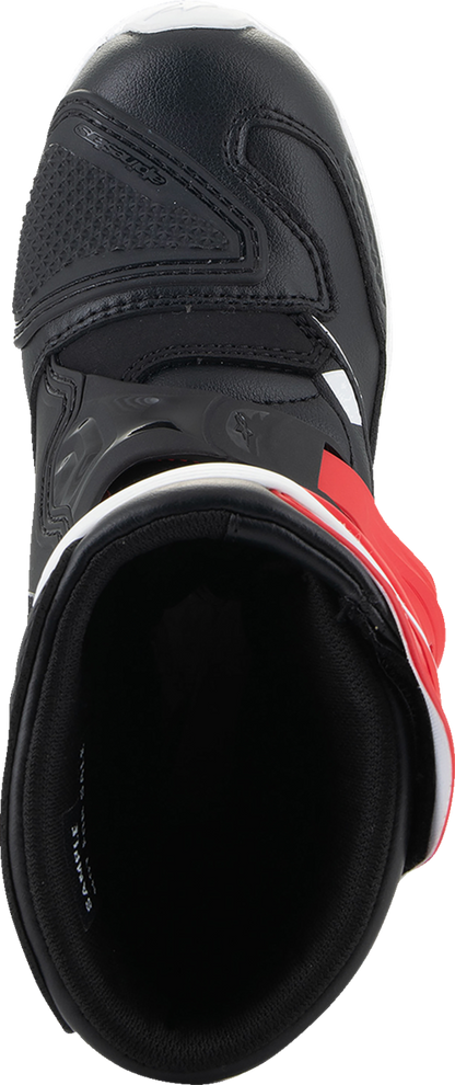 Alpinestars Kids Tech 3S Boots - Red/Black/White, US 12 / EU 30.5 - Part Number 2014524 - 2030 - 12 - Kelly Motorsports