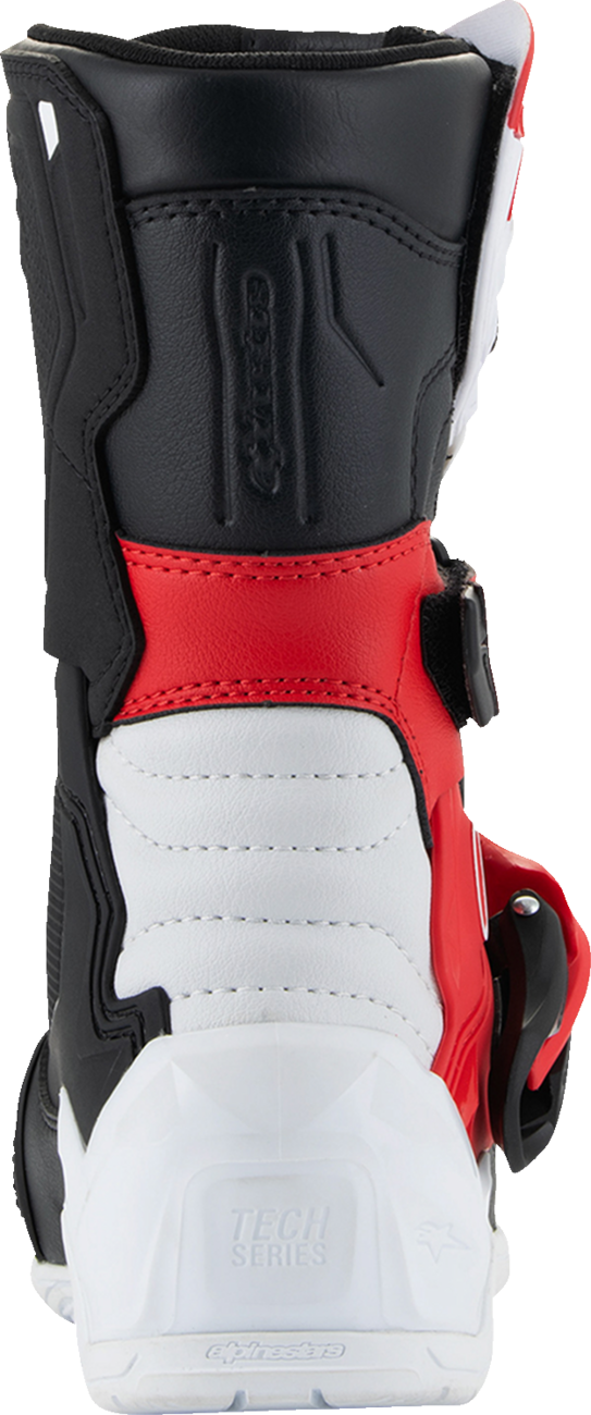 Alpinestars Kids Tech 3S Boots - Red/Black/White, US 12 / EU 30.5 - Part Number 2014524 - 2030 - 12 - Kelly Motorsports