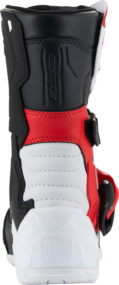 Alpinestars Kids Tech 3S Boots - Red/Black/White, US 12 / EU 30.5 - Part Number 2014524 - 2030 - 12 - Kelly Motorsports