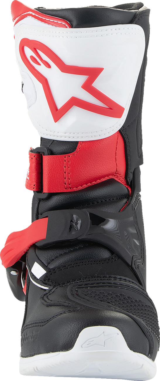 Alpinestars Kids Tech 3S Boots - Red/Black/White, US 12 / EU 30.5 - Part Number 2014524 - 2030 - 12 - Kelly Motorsports