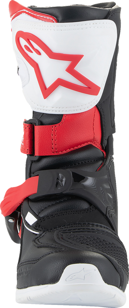 Alpinestars Kids Tech 3S Boots - Red/Black/White, US 12 / EU 30.5 - Part Number 2014524 - 2030 - 12 - Kelly Motorsports
