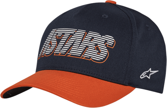 Alpinestars Lanes Hat - Navy Large/XL by Alpinestars, Part Number 12118102970LXL - Kelly Motorsports