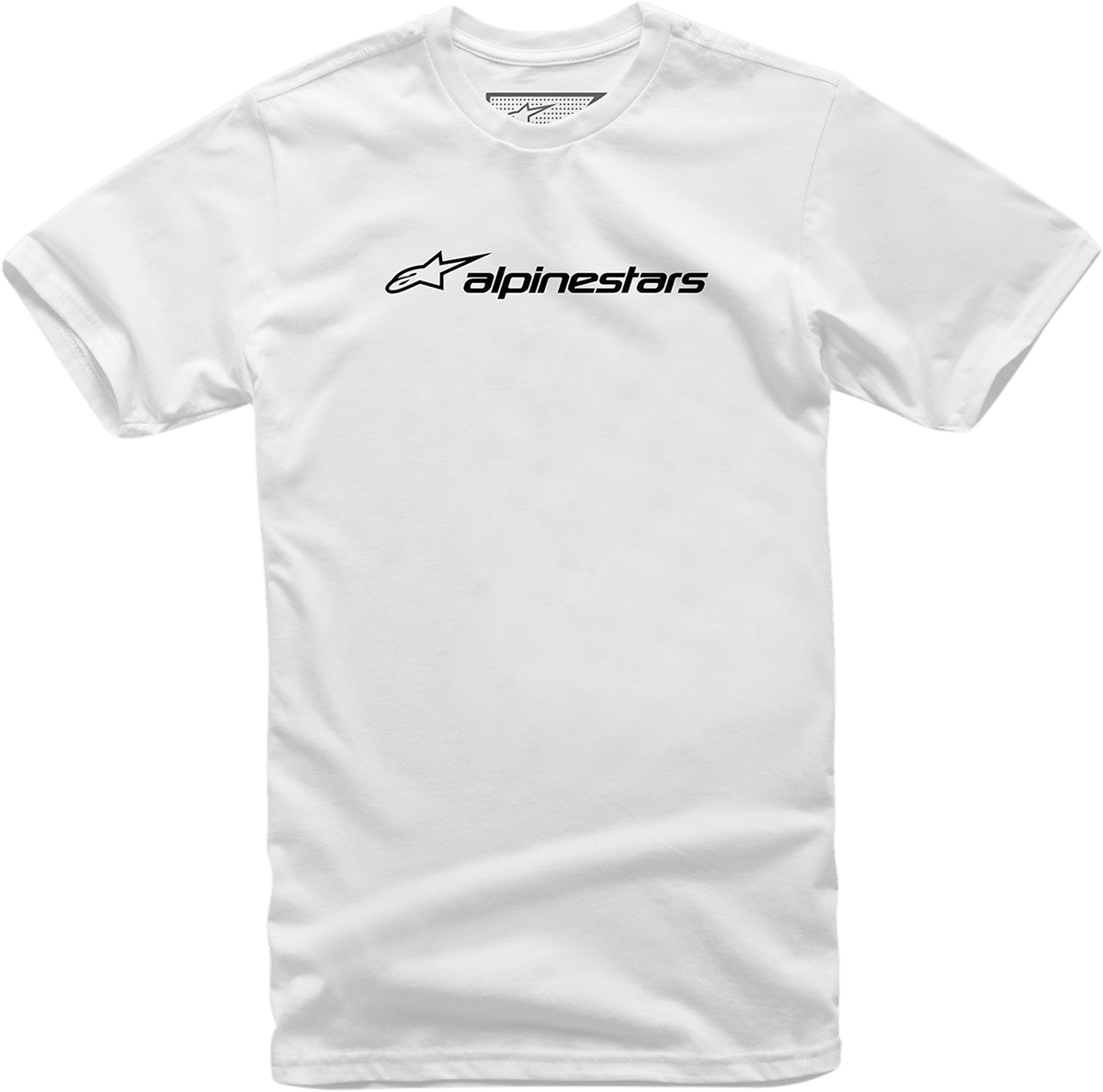 Alpinestars Linear Combo T-Shirt - White/Black, XL - Comfortable 100% Cotton Casual Wear - Kelly Motorsports