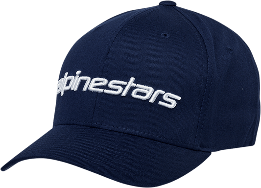 Alpinestars Linear Hat Navy/White Large/XL - Part Number 1230810057020LX - Kelly Motorsports