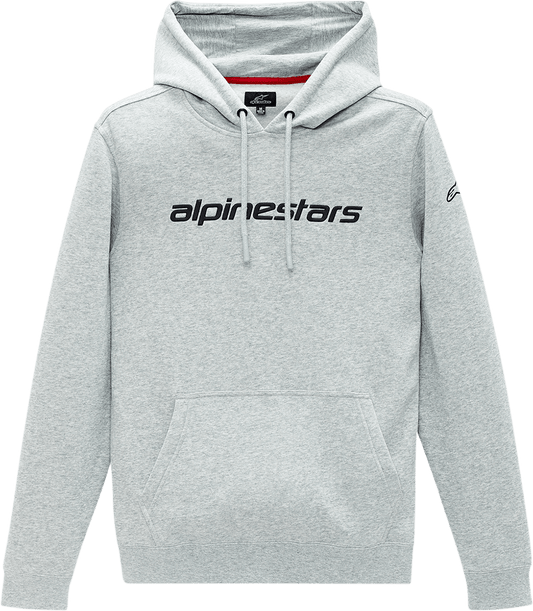 Alpinestars Linear Hoodie 2XL Heather Gray/Black - Part Number 12135167010262X - Kelly Motorsports
