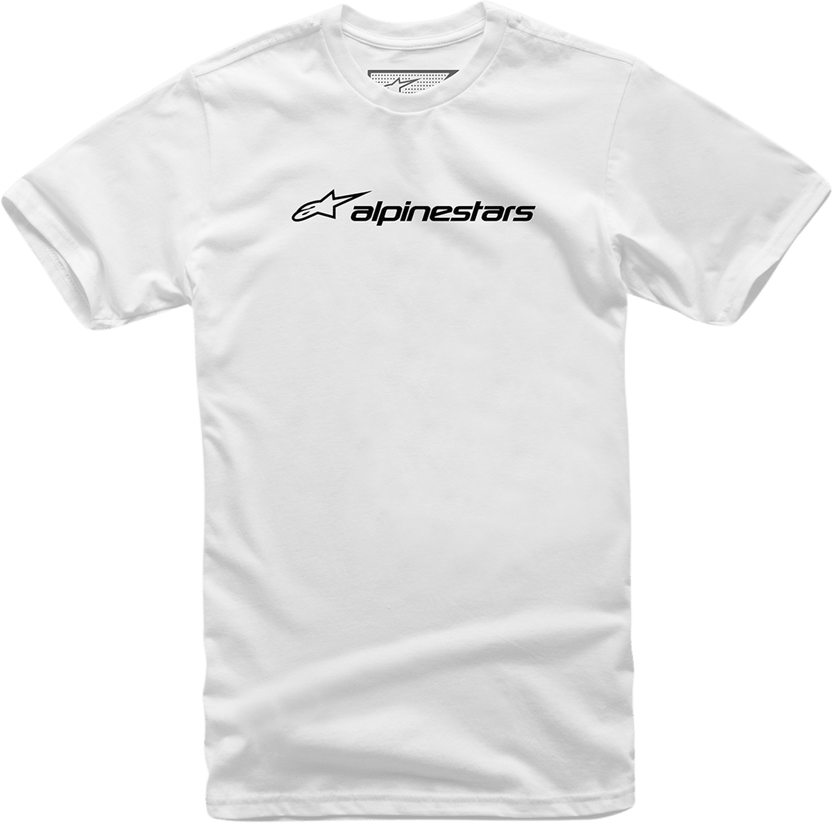 Alpinestars Linear T-Shirt in Heather Gray and White/Black – XL (Part No: 1211720242010XL) - Kelly Motorsports