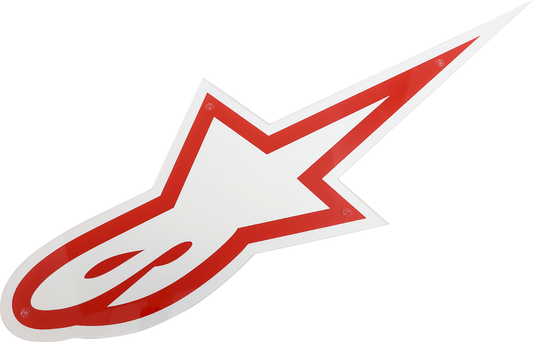 Alpinestars Logo Sign Wall Display 7004217 – Stylish Branding for Your Space - Kelly Motorsports